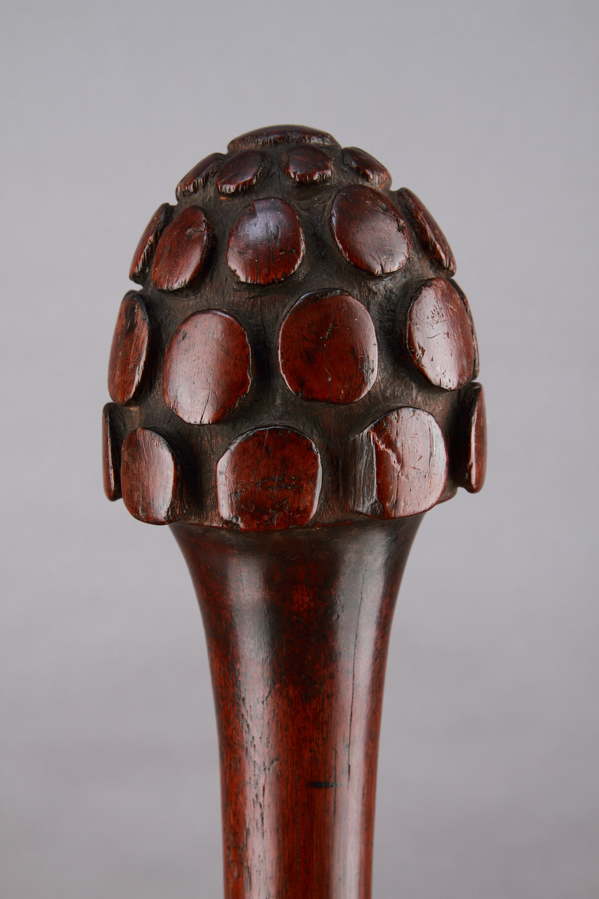 Fijian ‘Buli Buli’ War Club the Expanding Spherical Head